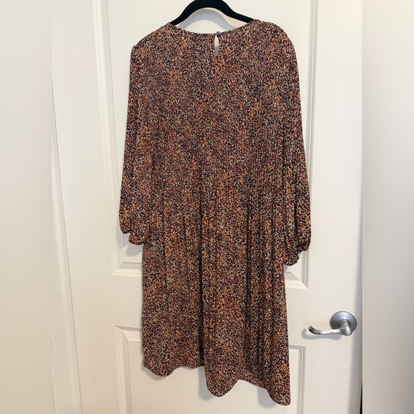 J. Jill NWT Multicolor Long Sleeve Dress - Picture 2 of 7